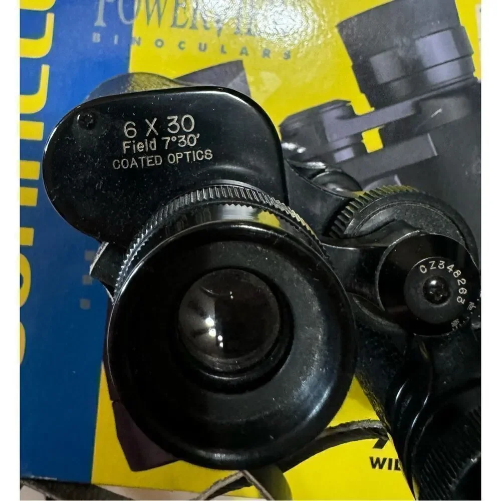Bushnell Powerview 7x35 Wide Angle Binoculars 13-7307 w/ box and papers